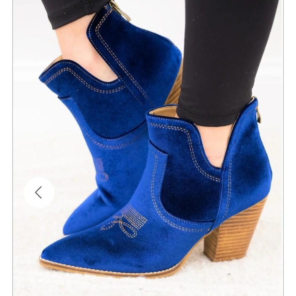 Corkys Blue Ankle Boots